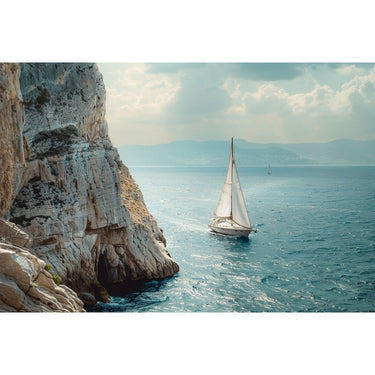 Tableau Mer Avec Un Bateau
